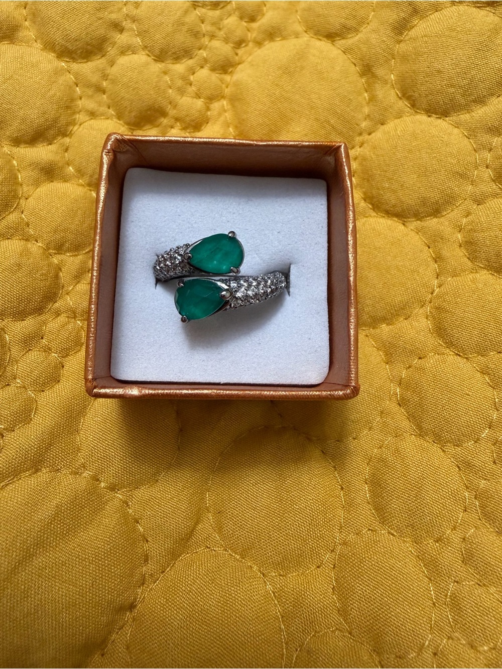 Bomb Party OG Ring - Size 6 Emerald